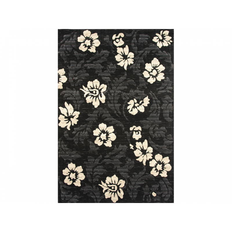 Alfombra Sidney 8577 160X230 negro Ajuar Decoración Lugo