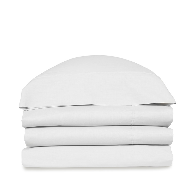 COTTON ARTean - Sábana bajera ajustable Blanco Cama de 150 x 190