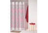 Cortina de baño con ollados Stripes