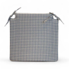 Cojín silla Brisa vichy azul