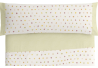 Juego sábanas infantil Burrito Blanco Color life