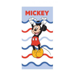 Toalla playa Mickey blanco