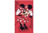 Toalla playa Minnie roja