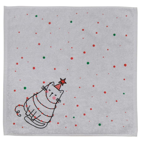 Paño cocina Risart Navidad Gato