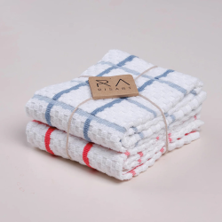 Paño cocina Risart Cuadros pack 2 ud