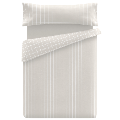 Funda nórdica franela Cuadros