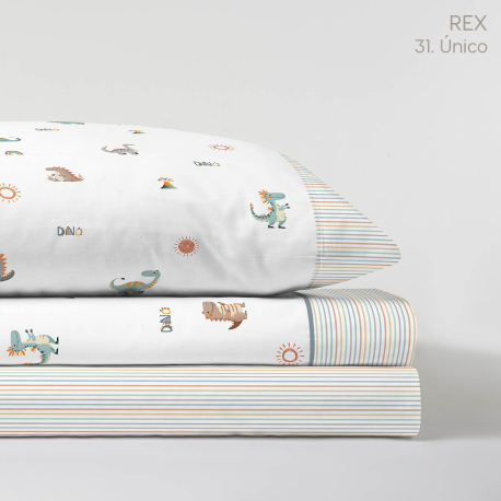 Juego sábanas infantil Kabely Rex