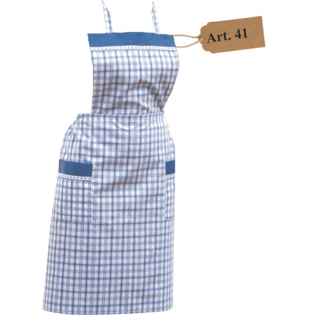 Delantal cuadros grandes 41