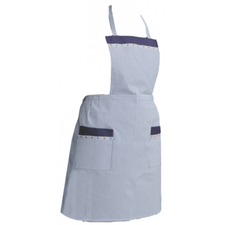 Delantal listas clásico 618