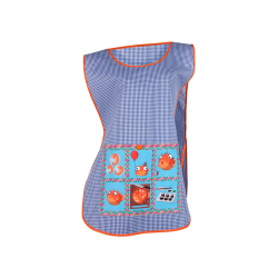 Casulla delantal vichy pez globo