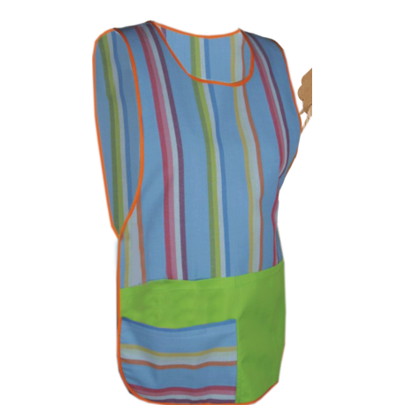 Casulla delantal rayas colores