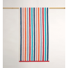 Toalla playa Listas Multicolor 075x150 cm