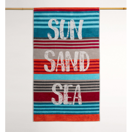 Toalla playa Sun Sand Sea 100x180 cm