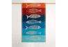 Toalla playa Peces 100x180 cm
