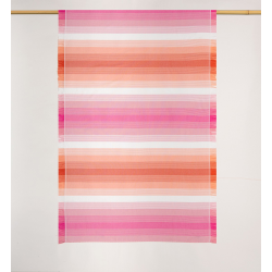 Toalla pareo listas horizontal fucsia 100x180 cm