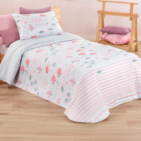 Bouti infantil Peces rosa