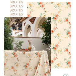 Mantelería Brotes antimanchas