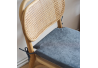 Cojín silla Blau liso azul