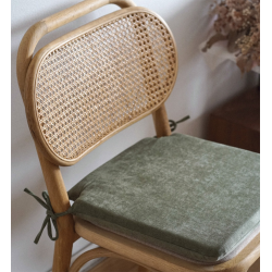 Cojín silla Verde liso